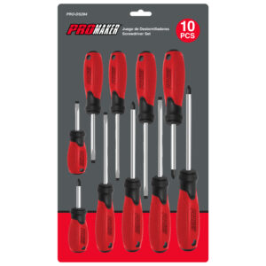 10 PIECE SCREWDRIVER SET PRO-DS294 JUEGO DE DESTORNILLADORES 10 PIEZAS 2