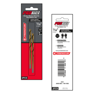 DRILL BITS 1-16 PRO-HSSC011160 PROMAKER MECHAS PARA METAL 2