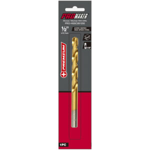 DRILL BITS 1-2 PRO-HSSC091200 PROMAKER BROCAS PARA METAL 1