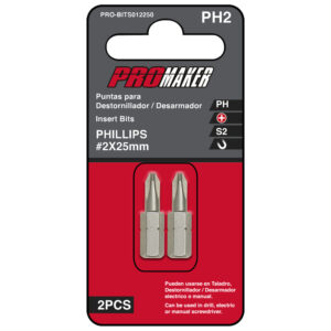 SCREWDRIVER BITS PRO-BITS012250 PROMAKER PUNTAS PARA DESTORNILLADOR 1