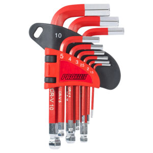 SHORT IMPERIAL HEX KEY SET PRO-LH016 LLAVE HEXAGONAL IMPERIAL LARGA PROMAKER 2