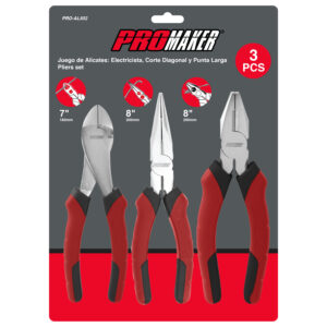 LINESMANS PLIERS SET PRO-AL502 JUEGO ALICATE ELECTRICISTA PROMAKER 0