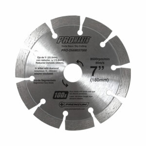 SEGMENTED DIAMOND BLADE PRO-DIAM037000 DISCO DIAMANTADO SEGMENTADO PROMAKER 1