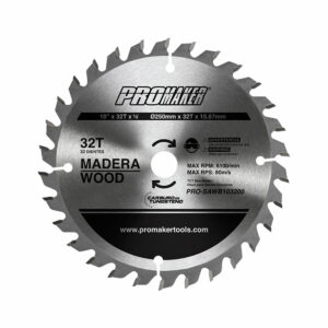 WOOD CUTS WHEEL PRO-SAWB103200 DISCO PARA CORTAR MADERA PROMAKER 1