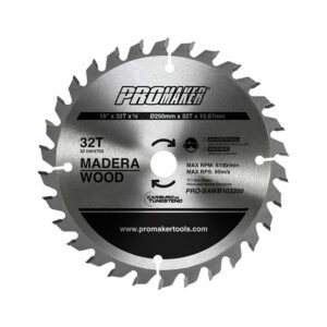 WOOD CUTS WHEEL PRO-SAWB103200 DISCO PARA CORTAR MADERA PROMAKER 1