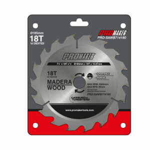 WOOD CUTS WHEEL PRO-SAWB714180 DISCO PARA CORTAR MADERA PROMAKER 2