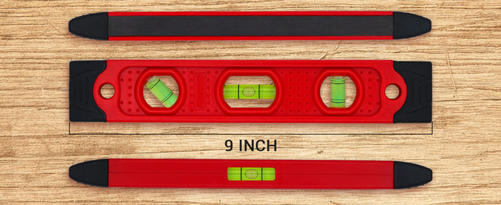 2 PLASTIC TORPEDO LEVEL 9” PRO-NV201 PROMAKER