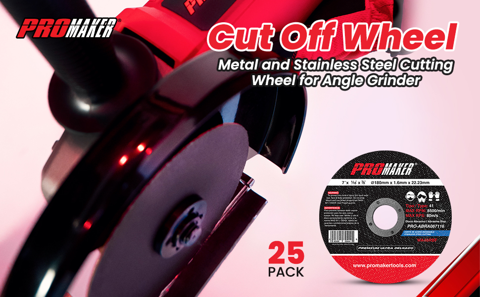 CUTTING ABRASIVE DISC 7 ABRA017116 PROMAKER PREMIUM 1