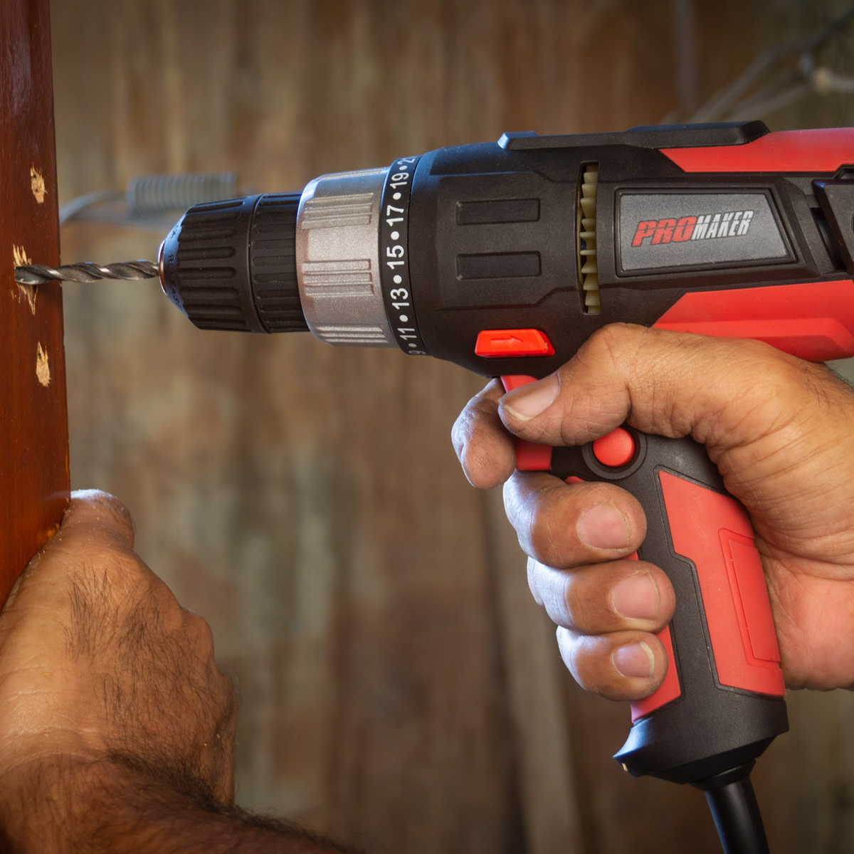 CORDED DRILL DRIVE PRO-TR300 PROMAKER TALADRO DESTORNILLADOR 3 CORDED DRILL DRIVE PRO-TR300 PROMAKER TALADRO DESTORNILLADOR 3