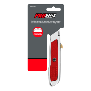 RETRACTABLE KNIFE PRO-CU106 PROMAKER CUCHILLA RETRACTIL ALUMINIO 1