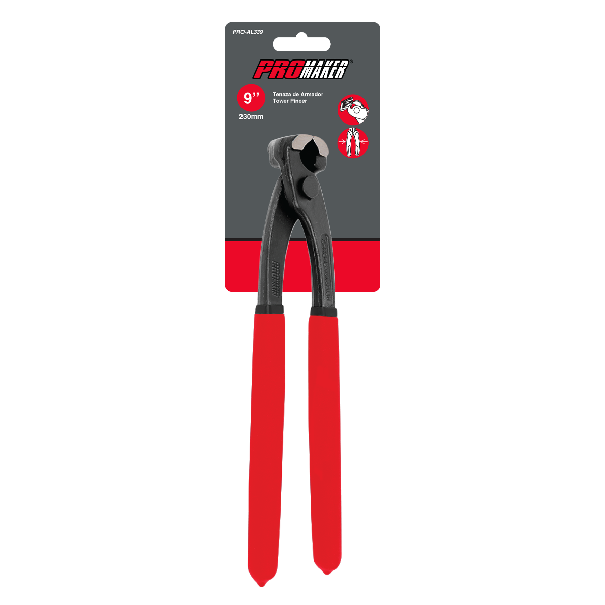 TENAZA DE ARMADOR PROMAKER 9"